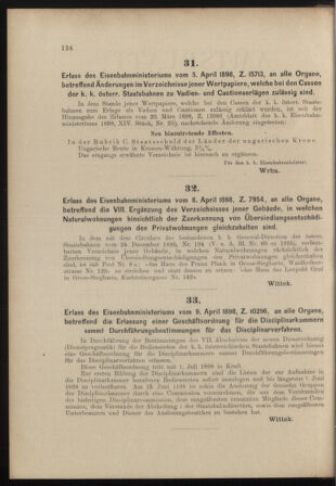 Verordnungs- und Anzeige-Blatt der k.k. General-Direction der österr. Staatsbahnen 18980416 Seite: 2