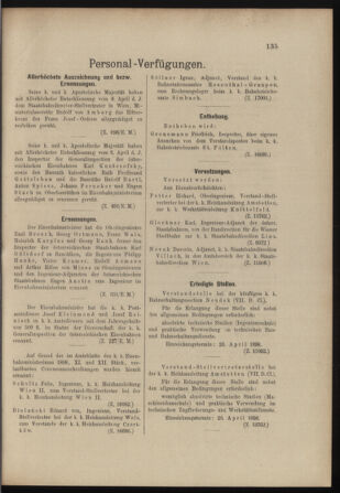 Verordnungs- und Anzeige-Blatt der k.k. General-Direction der österr. Staatsbahnen 18980416 Seite: 3