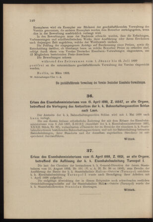 Verordnungs- und Anzeige-Blatt der k.k. General-Direction der österr. Staatsbahnen 18980423 Seite: 4