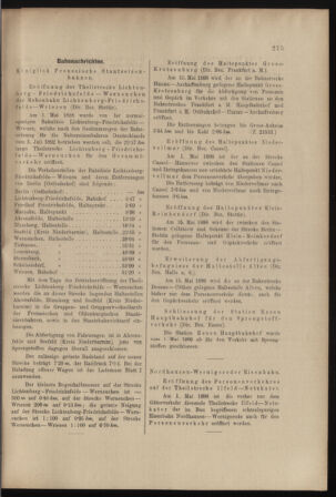 Verordnungs- und Anzeige-Blatt der k.k. General-Direction der österr. Staatsbahnen 18980514 Seite: 11