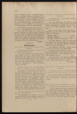 Verordnungs- und Anzeige-Blatt der k.k. General-Direction der österr. Staatsbahnen 18980611 Seite: 6