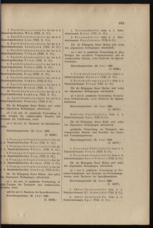 Verordnungs- und Anzeige-Blatt der k.k. General-Direction der österr. Staatsbahnen 18980618 Seite: 5