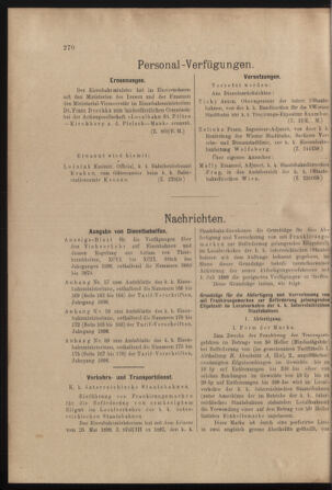 Verordnungs- und Anzeige-Blatt der k.k. General-Direction der österr. Staatsbahnen 18980625 Seite: 2