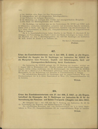 Verordnungs- und Anzeige-Blatt der k.k. General-Direction der österr. Staatsbahnen 18980709 Seite: 2