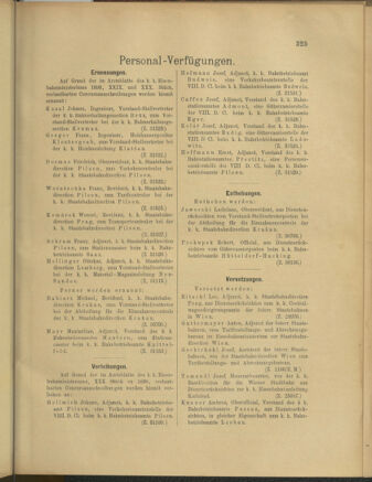 Verordnungs- und Anzeige-Blatt der k.k. General-Direction der österr. Staatsbahnen 18980709 Seite: 3