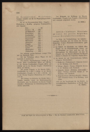 Verordnungs- und Anzeige-Blatt der k.k. General-Direction der österr. Staatsbahnen 18980716 Seite: 6