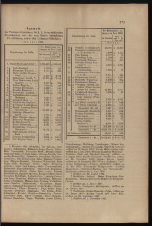 Verordnungs- und Anzeige-Blatt der k.k. General-Direction der österr. Staatsbahnen 18980723 Seite: 5