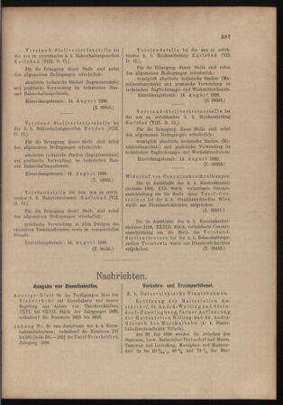 Verordnungs- und Anzeige-Blatt der k.k. General-Direction der österr. Staatsbahnen 18980806 Seite: 3