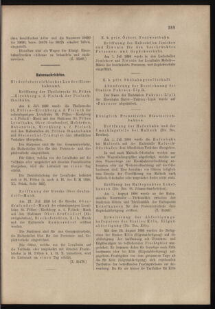 Verordnungs- und Anzeige-Blatt der k.k. General-Direction der österr. Staatsbahnen 18980806 Seite: 5