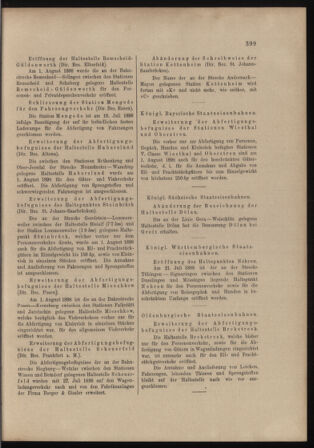 Verordnungs- und Anzeige-Blatt der k.k. General-Direction der österr. Staatsbahnen 18980813 Seite: 7