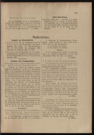 Verordnungs- und Anzeige-Blatt der k.k. General-Direction der österr. Staatsbahnen 18981015 Seite: 3