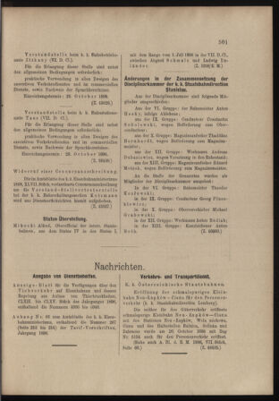 Verordnungs- und Anzeige-Blatt der k.k. General-Direction der österr. Staatsbahnen 18981021 Seite: 5