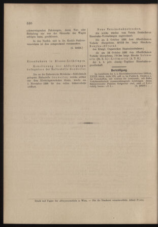 Verordnungs- und Anzeige-Blatt der k.k. General-Direction der österr. Staatsbahnen 18981105 Seite: 6