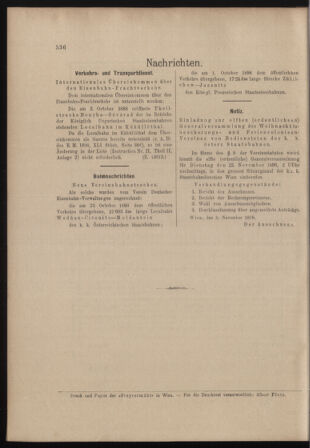 Verordnungs- und Anzeige-Blatt der k.k. General-Direction der österr. Staatsbahnen 18981107 Seite: 6