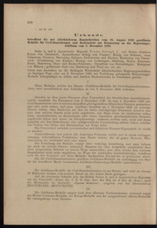 Verordnungs- und Anzeige-Blatt der k.k. General-Direction der österr. Staatsbahnen 18981108 Seite: 2