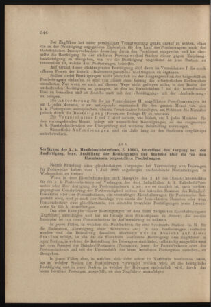 Verordnungs- und Anzeige-Blatt der k.k. General-Direction der österr. Staatsbahnen 18981112 Seite: 6