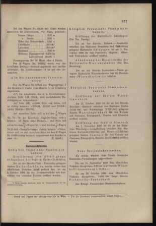 Verordnungs- und Anzeige-Blatt der k.k. General-Direction der österr. Staatsbahnen 18981119 Seite: 13