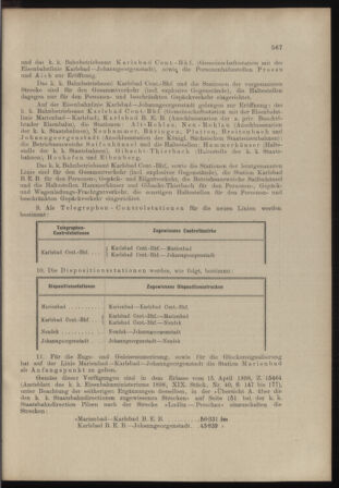 Verordnungs- und Anzeige-Blatt der k.k. General-Direction der österr. Staatsbahnen 18981119 Seite: 3