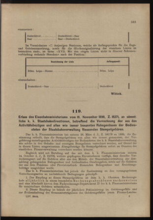 Verordnungs- und Anzeige-Blatt der k.k. General-Direction der österr. Staatsbahnen 18981123 Seite: 5