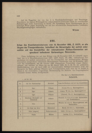 Verordnungs- und Anzeige-Blatt der k.k. General-Direction der österr. Staatsbahnen 18981126 Seite: 2