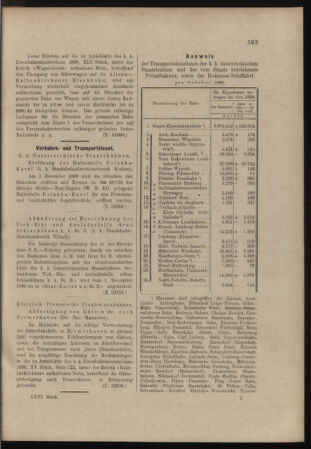 Verordnungs- und Anzeige-Blatt der k.k. General-Direction der österr. Staatsbahnen 18981126 Seite: 9