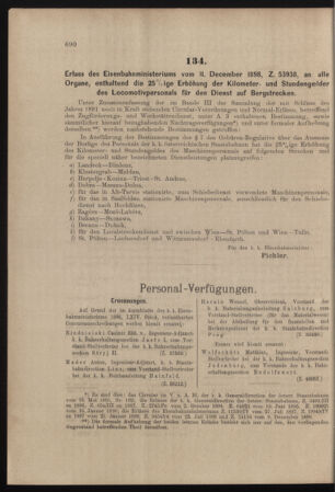 Verordnungs- und Anzeige-Blatt der k.k. General-Direction der österr. Staatsbahnen 18981224 Seite: 2