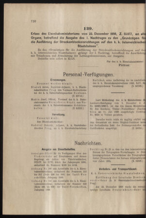 Verordnungs- und Anzeige-Blatt der k.k. General-Direction der österr. Staatsbahnen 18981230 Seite: 2