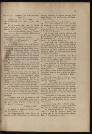 Verordnungs- und Anzeige-Blatt der k.k. General-Direction der österr. Staatsbahnen 18990107 Seite: 11