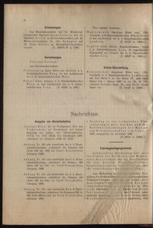 Verordnungs- und Anzeige-Blatt der k.k. General-Direction der österr. Staatsbahnen 18990107 Seite: 8