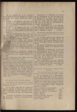 Verordnungs- und Anzeige-Blatt der k.k. General-Direction der österr. Staatsbahnen 18990121 Seite: 5