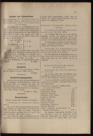 Verordnungs- und Anzeige-Blatt der k.k. General-Direction der österr. Staatsbahnen 18990125 Seite: 3