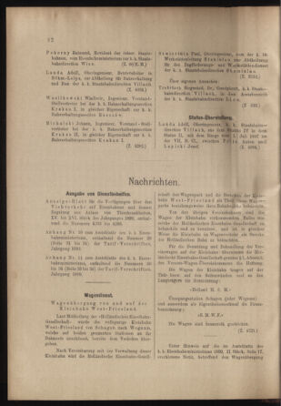 Verordnungs- und Anzeige-Blatt der k.k. General-Direction der österr. Staatsbahnen 18990204 Seite: 2