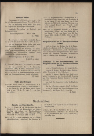 Verordnungs- und Anzeige-Blatt der k.k. General-Direction der österr. Staatsbahnen 18990225 Seite: 5