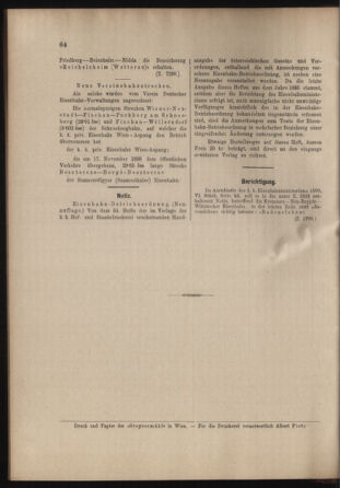 Verordnungs- und Anzeige-Blatt der k.k. General-Direction der österr. Staatsbahnen 18990225 Seite: 8