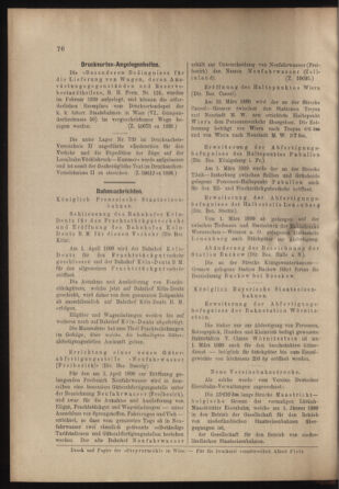 Verordnungs- und Anzeige-Blatt der k.k. General-Direction der österr. Staatsbahnen 18990311 Seite: 6