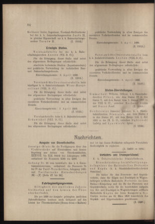 Verordnungs- und Anzeige-Blatt der k.k. General-Direction der österr. Staatsbahnen 18990324 Seite: 2