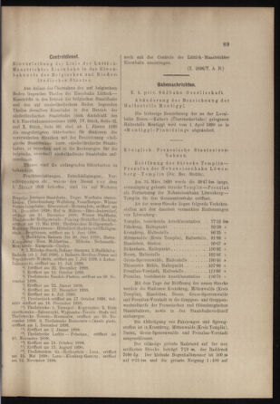 Verordnungs- und Anzeige-Blatt der k.k. General-Direction der österr. Staatsbahnen 18990324 Seite: 7