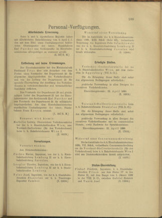 Verordnungs- und Anzeige-Blatt der k.k. General-Direction der österr. Staatsbahnen 18990415 Seite: 3