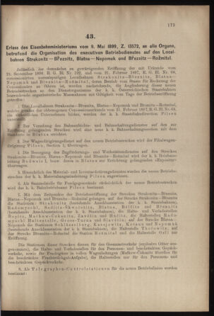 Verordnungs- und Anzeige-Blatt der k.k. General-Direction der österr. Staatsbahnen 18990513 Seite: 3