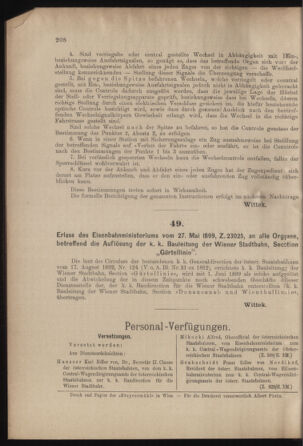 Verordnungs- und Anzeige-Blatt der k.k. General-Direction der österr. Staatsbahnen 18990530 Seite: 2