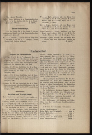 Verordnungs- und Anzeige-Blatt der k.k. General-Direction der österr. Staatsbahnen 18990617 Seite: 5