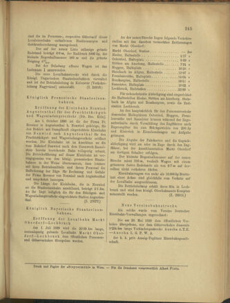 Verordnungs- und Anzeige-Blatt der k.k. General-Direction der österr. Staatsbahnen 18990624 Seite: 7