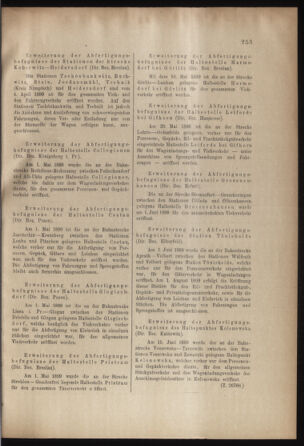 Verordnungs- und Anzeige-Blatt der k.k. General-Direction der österr. Staatsbahnen 18990701 Seite: 7