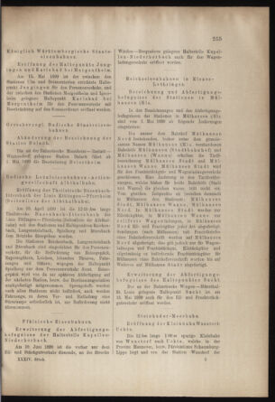 Verordnungs- und Anzeige-Blatt der k.k. General-Direction der österr. Staatsbahnen 18990701 Seite: 9