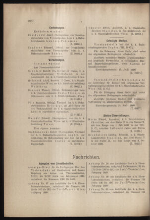 Verordnungs- und Anzeige-Blatt der k.k. General-Direction der österr. Staatsbahnen 18990708 Seite: 4