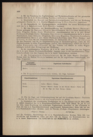 Verordnungs- und Anzeige-Blatt der k.k. General-Direction der österr. Staatsbahnen 18990722 Seite: 2