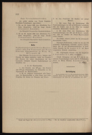 Verordnungs- und Anzeige-Blatt der k.k. General-Direction der österr. Staatsbahnen 18990825 Seite: 8