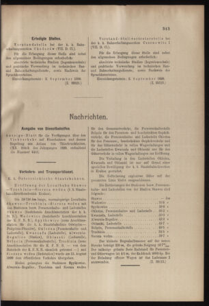 Verordnungs- und Anzeige-Blatt der k.k. General-Direction der österr. Staatsbahnen 18990826 Seite: 7