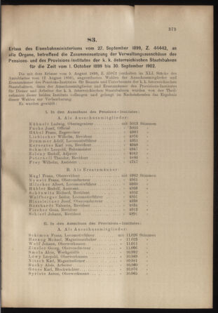 Verordnungs- und Anzeige-Blatt der k.k. General-Direction der österr. Staatsbahnen 18990930 Seite: 3