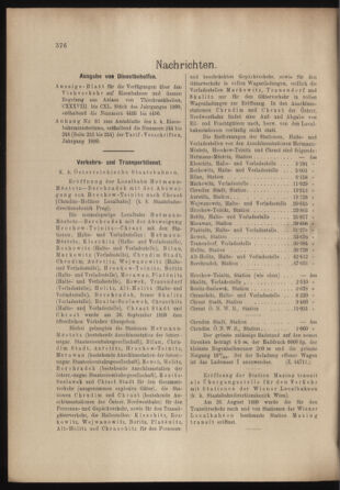 Verordnungs- und Anzeige-Blatt der k.k. General-Direction der österr. Staatsbahnen 18990930 Seite: 6